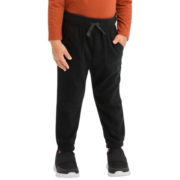 NEW Cat & Jack Toddler Microfleece Pullover & Black Jogger Set 2T - Picture 2 of 8